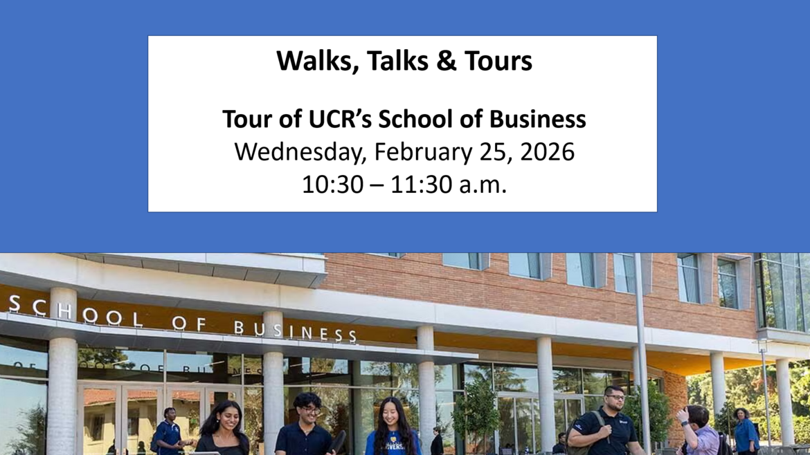 Tour of UCR School of Business W26