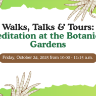 10.24.2025 Meditation at the Botanical Gardens