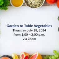 Garden to Table Vegetables