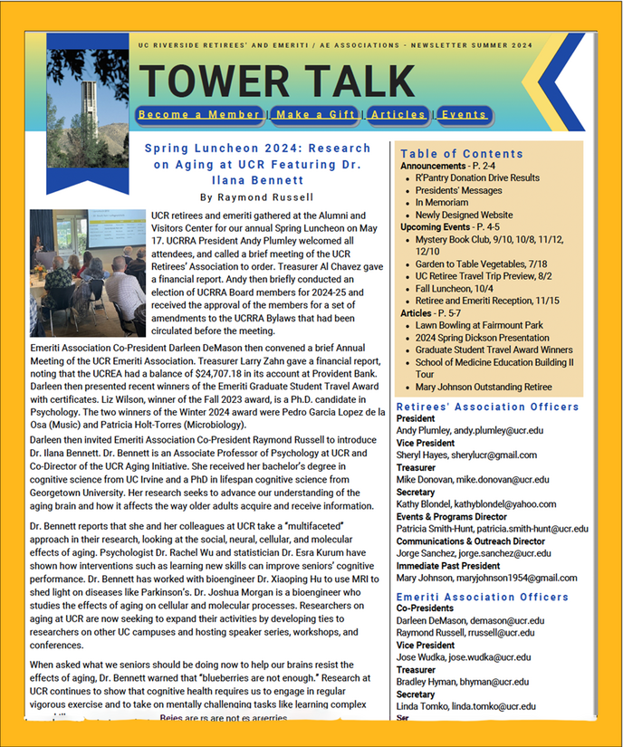 Tower Talk - Summer 2024