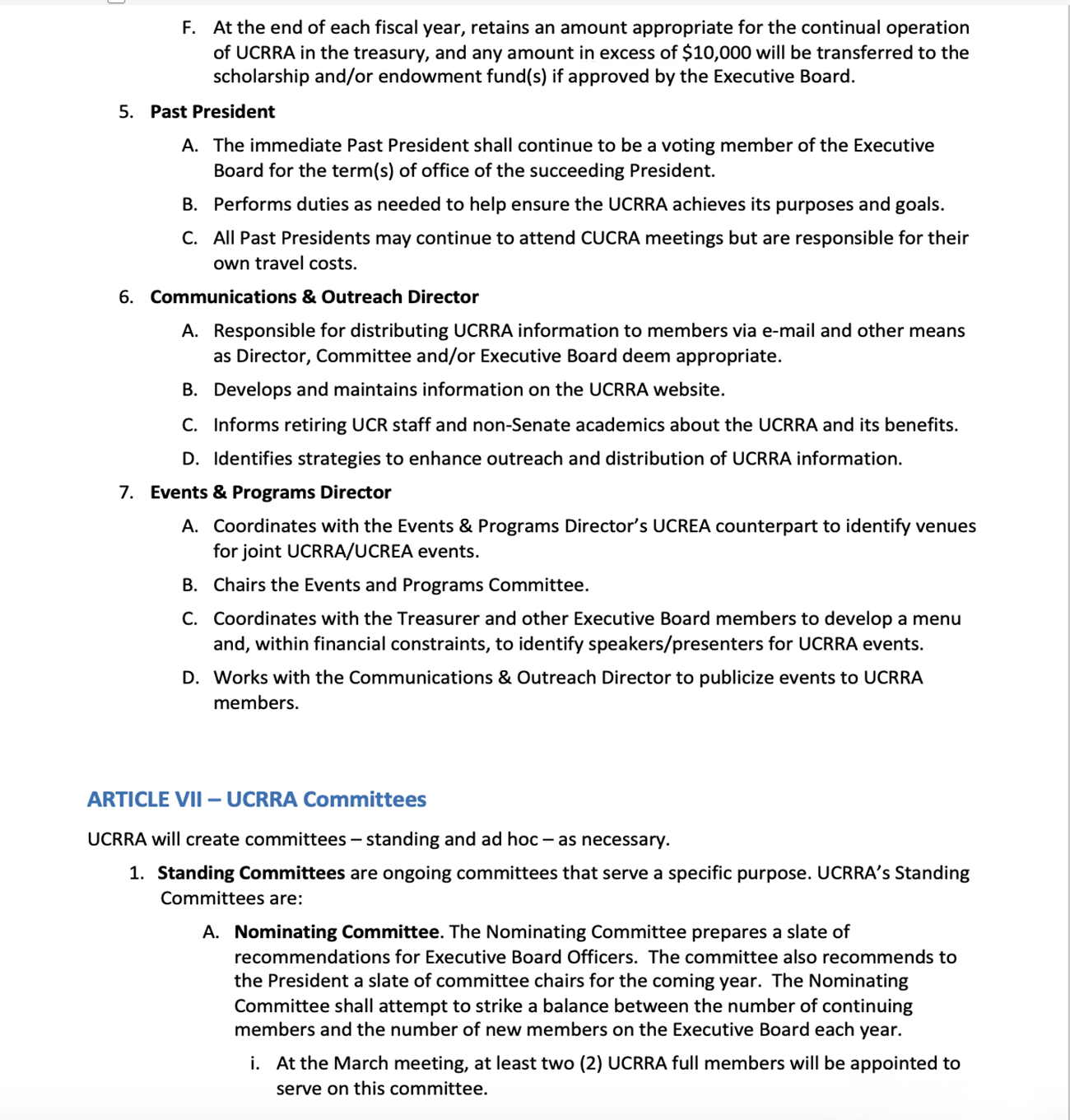 UCRRA Bylaws - amended 2024 - page 5
